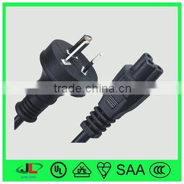 Male End Type and IEC C5 female end type AU 3 Pin Plug electriccal cable