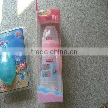 new clear custom plastic packaging boxes for baby