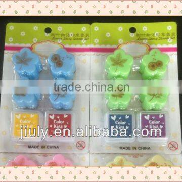 2014 Fashional Plastic Self-inking Stamps for School or Promotion for Kids