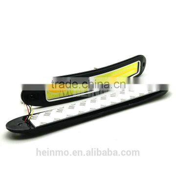 NEW 2 in 1 Soft DRL led daytime running lights drl car light with Turning Signal Lamps white+yellow