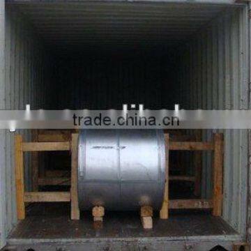 Bright galvanized strip coil