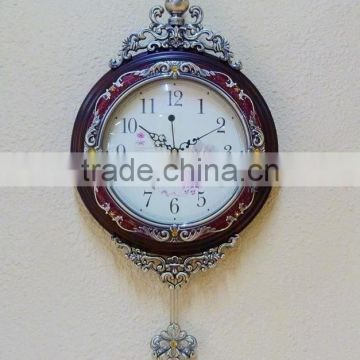 2015 Antique Wall Clock China Wooden Clock, Pendulum Clock