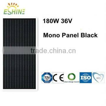 180-200Watt High Efficiency Black Pv Mono Solar Panel