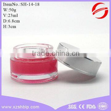 30g 50g Frosted Cosmetic Glass Jar or Glass Bottle for Horse Oil With Cap photo-5