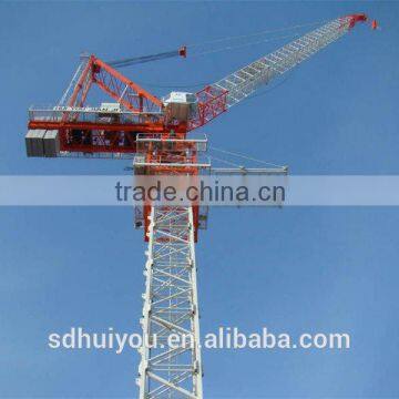 QTZD125(5025) 12t luffing jib tower crane/ inner climbing tower crane