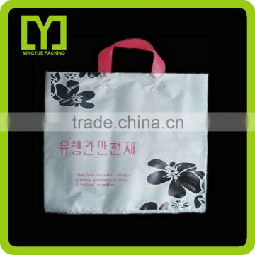 Custom cheap manufacturer wholesale shopping bags with plastic handle