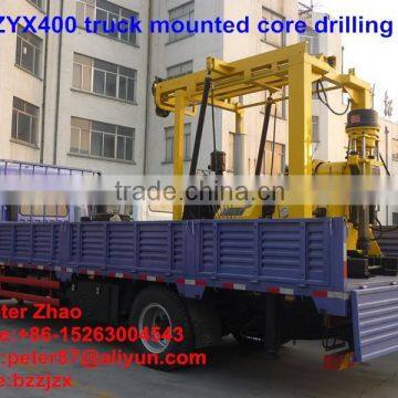 BZYXC400 core drilling rig mounted on truck