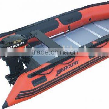 inflatable sport aluminium floor boat