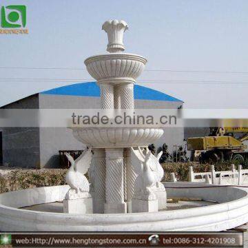 Garden Caved Natural Marble Stone Water Fountain