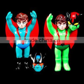 New Secret Base DEVILMAN Poster 3.5'' Vinyl Toys/OEM high quality plastic cartoon Vinyl Toys/Custom Cartoon Vinyl Toys Supplier