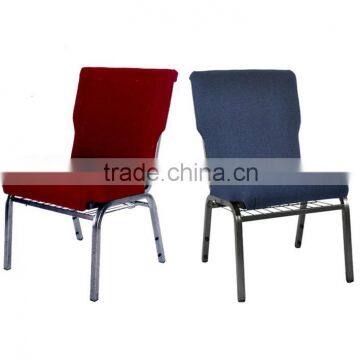 Elegant Folding High Back Metal Stackable Luxury Church Chairs photo-6