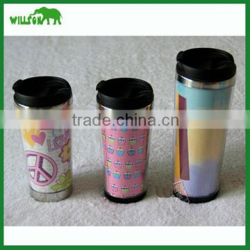 2016 hot selling products 16OZ fashional plastic travel mug