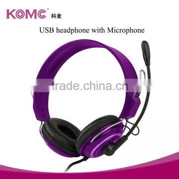 New Design Stereo Wired USB Headphone With Mic photo-6