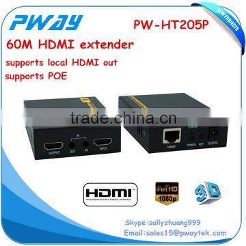 Pinwei PW-HT205P HDMI Extender With Loop-out And IR Converter Up to 60M Video/Audio Extender