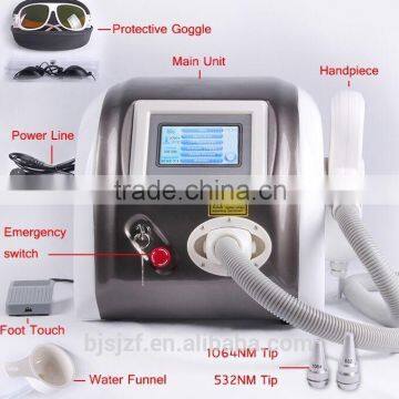 F12 532nm & 1064nm Nd Yag Laser Q-switch For Tattoo And Pigment Removal