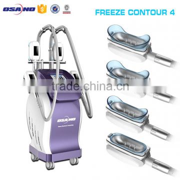 Body Contouring Latest Products In Market 4 Simultaneous Fat Melting Handpieces Weight Loss Slim Cryolipolysis Machine Fat Freezing