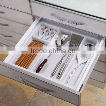 Kawachi White Plastic Cutlery Tray shopsticks storage