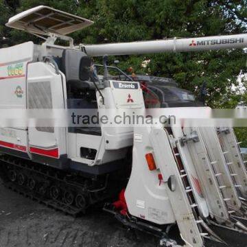 Used cheap japan farm machinery grain combine harvester MItsubishi VG65 VR85