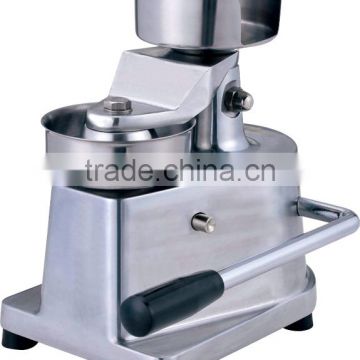 Manual stainless steel hamburger patty press maker