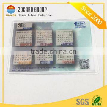 Customized Transparent soft PVC bank Card Sleeves