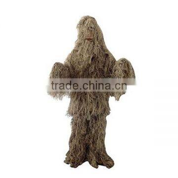 Adults Ghillie Suit Desert Color for Hunting Wargame Sports and Other Outdoor Activities