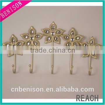 spring series decorative metal hook BS559-9