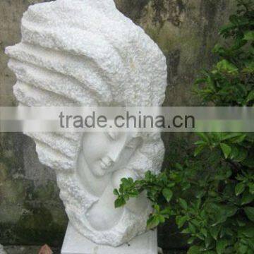 Marble garden sculpture