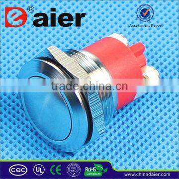 19mm momentar screw terminals metal dome switch contacts