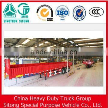 3 Axles Side Wall Truck Trailers/high Bed Semi-trailer With Side Walls/bulk Cargo Semitrailer photo-6