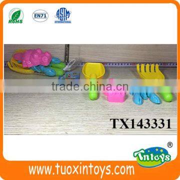 Plastic Summer Toy Sand Beach Bucket Toys Set for Sale 6pcs photo-3