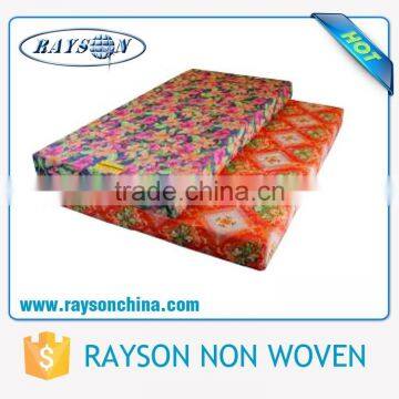 Cheap 100% Virgin Material Stock Lot Printed Nonwoven Fabric photo-3