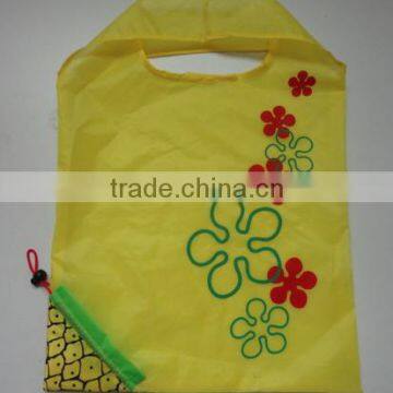China Wholesale Polyester Recycled Folding Drawstring Tote Bag Made in China