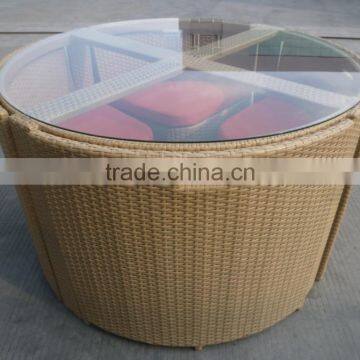 Morden Leisure Design Rattan Dining Table Set CF672 photo-3