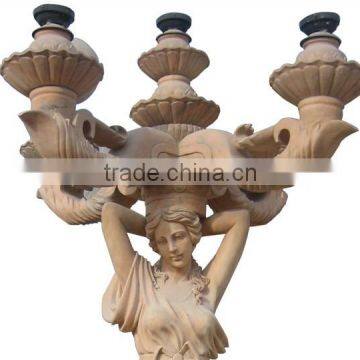Marble Antique Statue Lamp for Sale photo-4