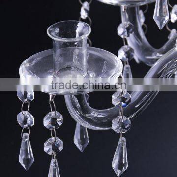 Hot Sale Special Design Long-stemmed Glass Candleholder With Fast Delivery photo-2