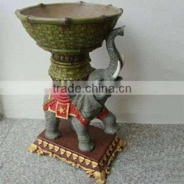 Cute Indian Style Polyresin Garden Elephant Planter For Sale