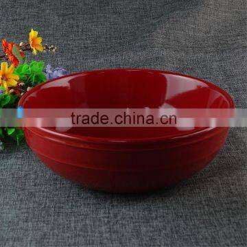 High Quality Large Red Color Sauce Serving Bowl For Food And Fruit