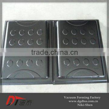 Custom Design White and Black Plastic Oblate Rectangle Suitcase photo-6