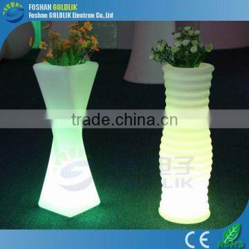 GLACS Control RGB True Color Changeable Plastic LED Flower Vase Floor Lamp photo-6