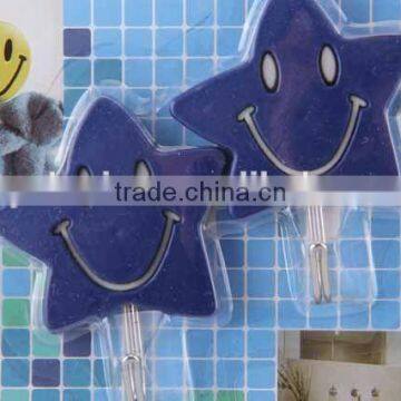 2PCsmile Star Shape Plastic Hook photo-2