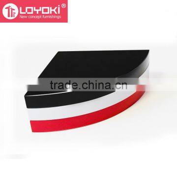 Eco-friendly Wood Corner Shelf Set of 3 Pieces Home Decoration DIY Wall Floating Shelf photo-5