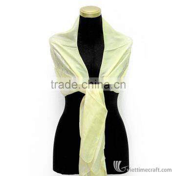 Brocade Silk Scarf, Multi-color, 100% Handicraft in Vietnam photo-6