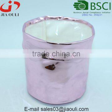 Glossy Color Gold/silver/light Purple PU Waterproof Planter Pot Bag photo-3