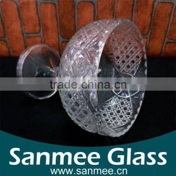 Low Price China Manufacture Cheap Goblet Shape Glass Vase photo-2