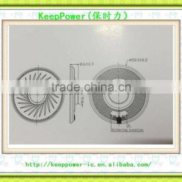 4 Ohm 2.0W Diameter 50mm My Lar Speaker 50004F-018R photo-2