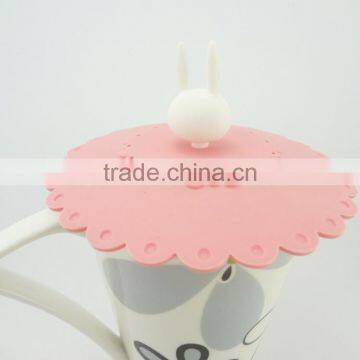Cute Rabbit Anti-dust Airtight Seal Silicone Drink Cup Cover photo-3