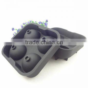 FDA 4 Sphere Ice Balls Mold Christmas Silicone Ice Cube Tray photo-4