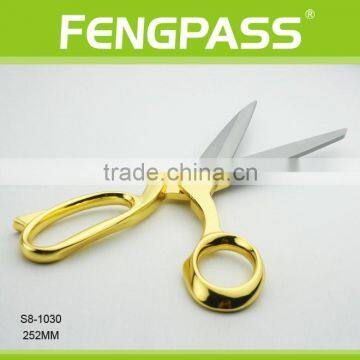 S8-1030 25.2cm 2Cr13 Stainless Steel Blade With Zinc Alloy Handle Tailoring Scissors photo-3