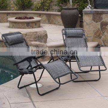 Garden Leiusre Gray Infinity Lafuma Zero Gravity Chair photo-2