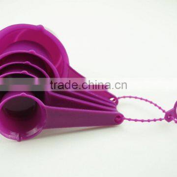 47064 Set of 5 Pcs Plastic Kitchen Baking Measuring Measure Spoon Cup Set NEW photo-5